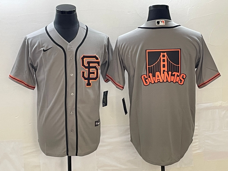 Men's San Francisco Giants Gray Road Jersey